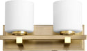 Quorum Home Quorum - 5669-2-80 - Two Light Wall Mount - Aged Brass