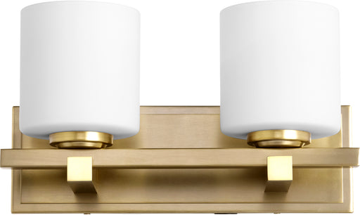 Quorum Home Quorum - 5669-2-80 - Two Light Wall Mount - Aged Brass