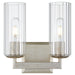 Quorum Home Quorum - 574-2-60 - Two Light Vanity - Aged Silver Leaf