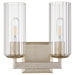 Quorum Home Quorum - 574-2-60 - Two Light Vanity - Aged Silver Leaf