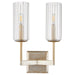 Quorum Home Quorum - 574-260 - Two Light Wall Mount - Aged Silver Leaf