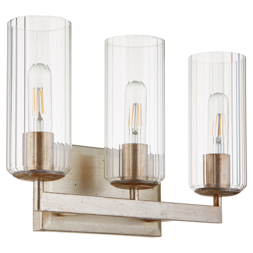 Quorum Home Quorum - 574-3-60 - Three Light Vanity - Aged Silver Leaf