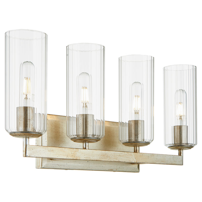 Quorum Home Quorum - 574-4-60 - Four Light Vanity - Aged Silver Leaf