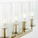 Quorum Home Quorum - 574-4-60 - Four Light Vanity - Aged Silver Leaf