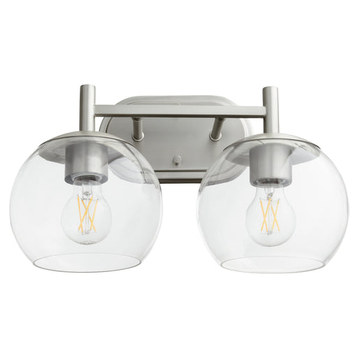 Quorum Home Quorum - 578-2-65 - Two Light Vanity - Satin Nickel