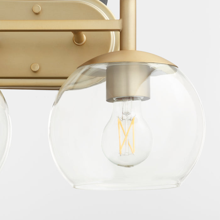 Quorum Home Quorum - 578-2-80 - Two Light Vanity - Aged Brass