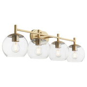 Quorum Home Quorum - 578-4-80 - Four Light Vanity - Aged Brass