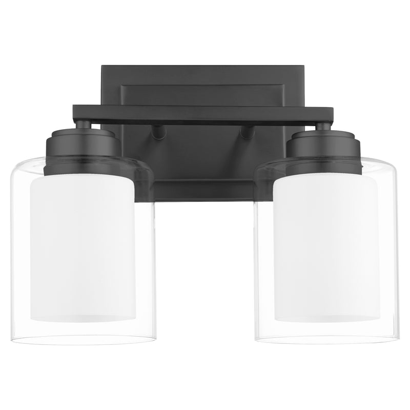 Quorum Home Quorum - 582-2-59 - Two Light Vanity - Matte Black