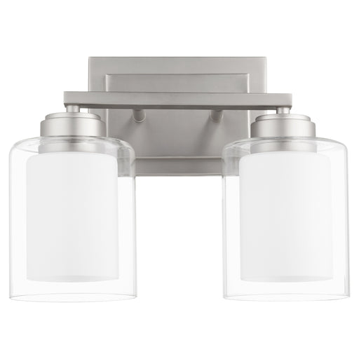 Quorum Home Quorum - 582-2-65 - Two Light Vanity - Satin Nickel