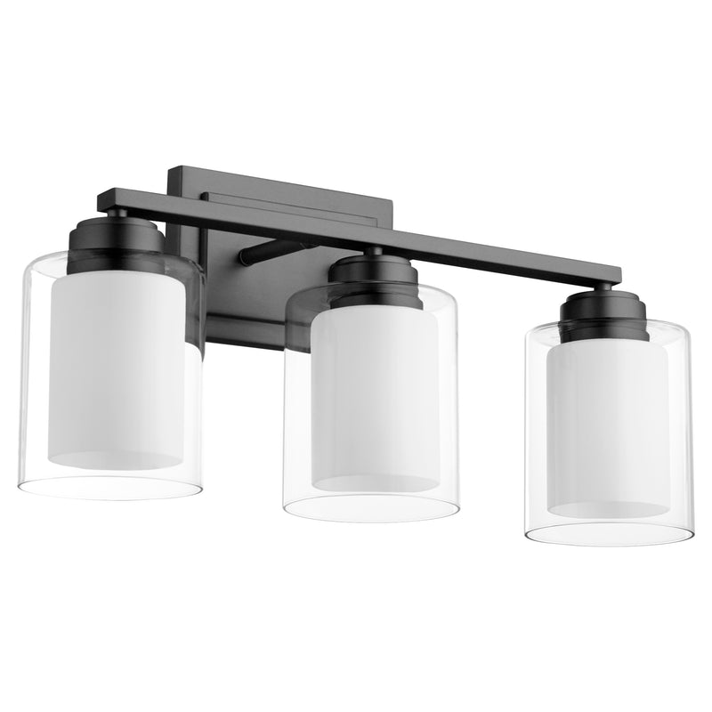 Quorum Home Quorum - 582-3-59 - Three Light Vanity - Matte Black