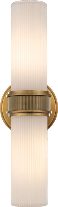 CANTERBURY 2 Light Sconce - Brushed Brass