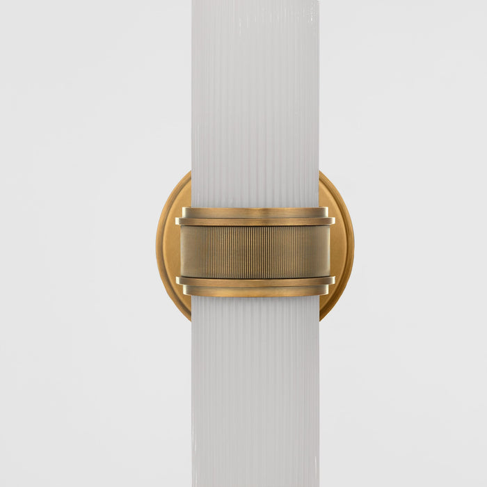 CANTERBURY 2 Light Sconce - Brushed Brass