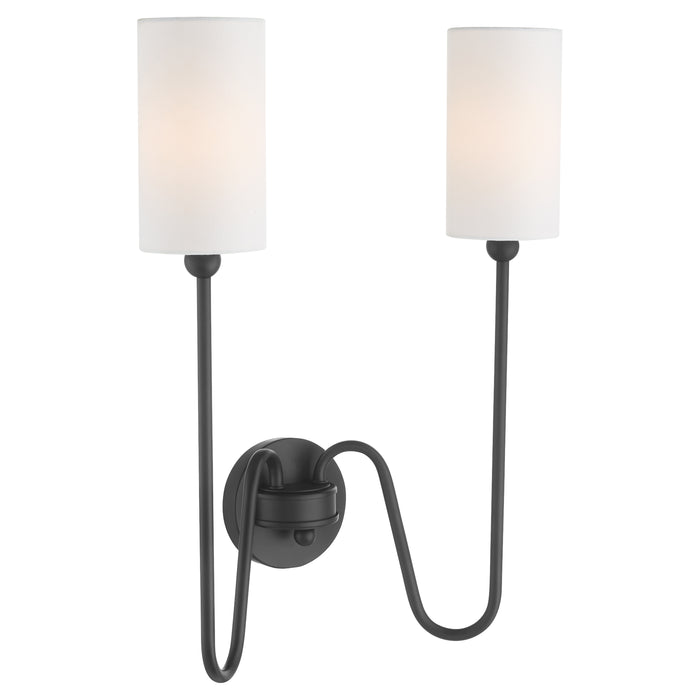 Quorum Home Quorum - 597-2-59 - Two Light Wall Mount - Matte Black