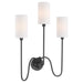 Quorum Home Quorum - 597-3-59 - Three Light Wall Mount - Matte Black