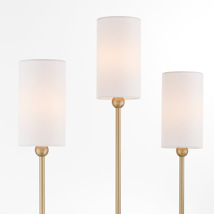 Quorum Home Quorum - 597-3-80 - Three Light Wall Mount - Aged Brass