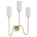 Quorum Home Quorum - 597-3-80 - Three Light Wall Mount - Aged Brass