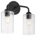Quorum Home Quorum - 598-2-59 - Two Light Vanity - Matte Black