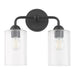 Quorum Home Quorum - 598-2-59 - Two Light Vanity - Matte Black
