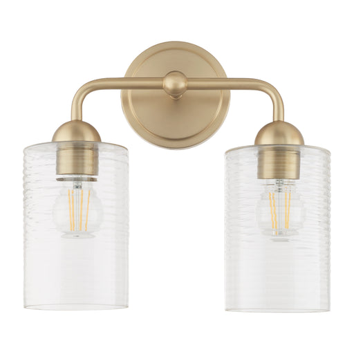 Quorum Home Quorum - 598-2-80 - Two Light Vanity - Aged Brass