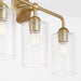Quorum Home Quorum - 598-3-80 - Three Light Vanity - Aged Brass