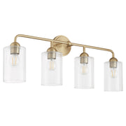 Quorum Home Quorum - 598-4-80 - Four Light Vanity - Aged Brass