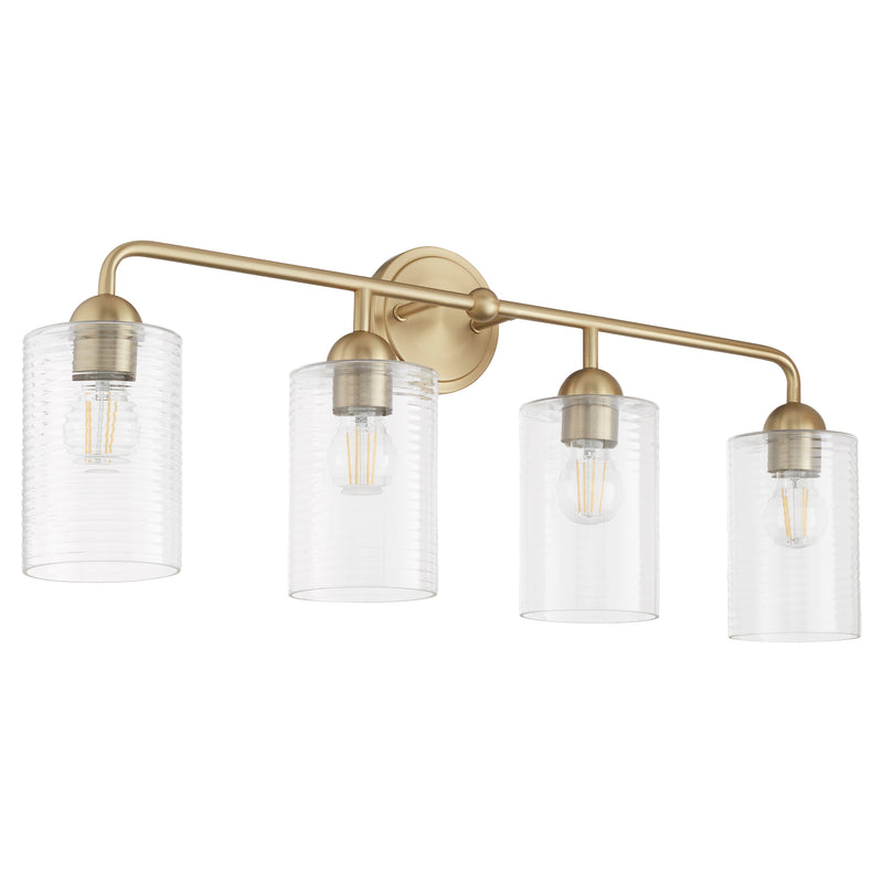 Quorum Home Quorum - 598-4-80 - Four Light Vanity - Aged Brass