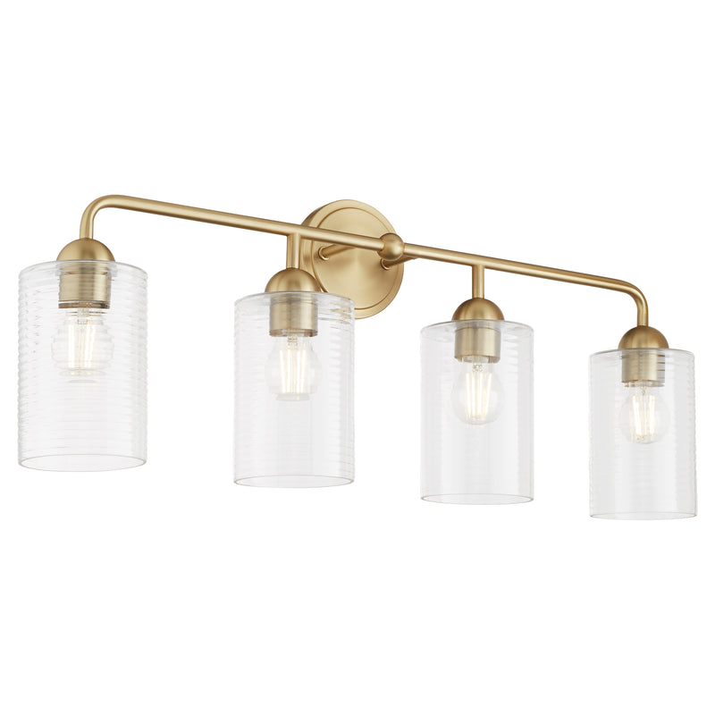 Quorum Home Quorum - 598-4-80 - Four Light Vanity - Aged Brass