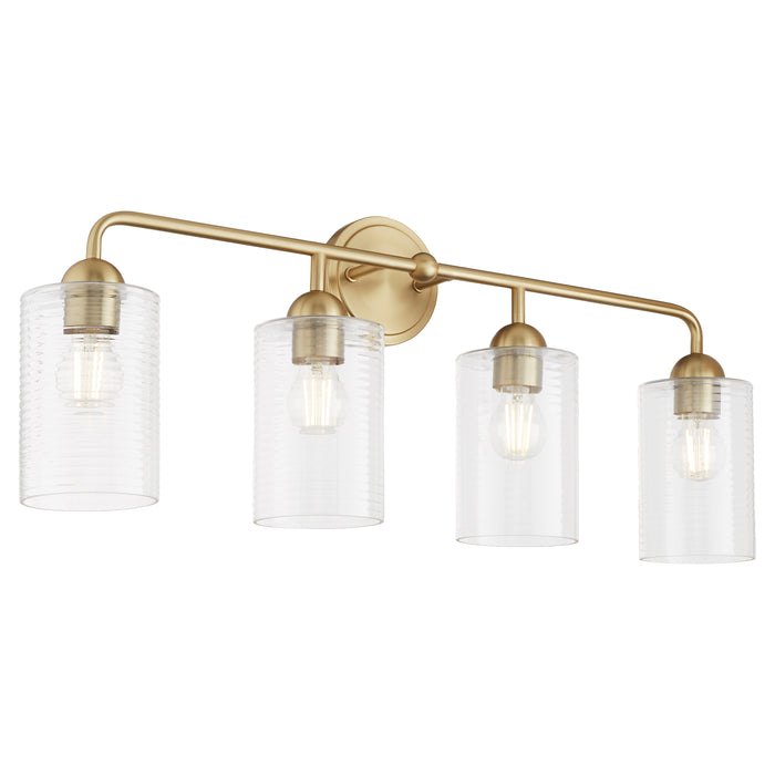 Quorum Home Quorum - 598-4-80 - Four Light Vanity - Aged Brass