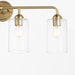 Quorum Home Quorum - 598-4-80 - Four Light Vanity - Aged Brass