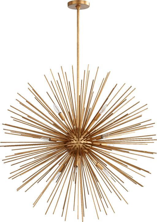 Quorum Home Quorum - 600-10-74 - Ten Light Pendant - Gold Leaf