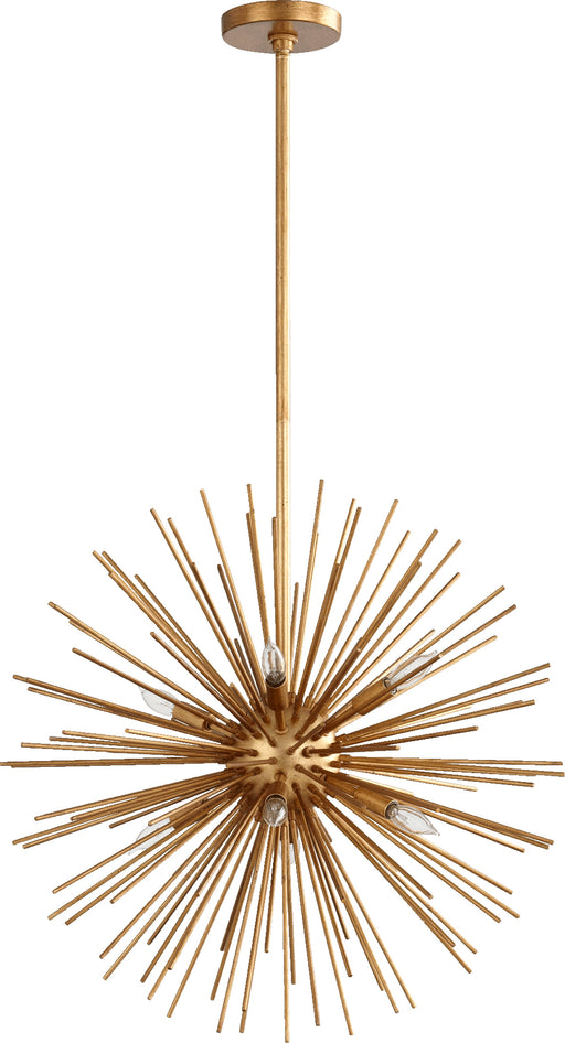 Quorum Home Quorum - 600-8-74 - Eight Light Pendant - Gold Leaf
