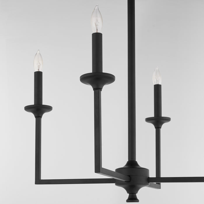 Quorum Home Quorum - 6005-4-59 - Four Light Chandelier - Matte Black