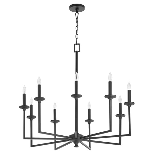 Quorum Home Quorum - 6005-9-59 - Nine Light Chandelier - Matte Black