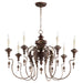 Quorum Home Quorum - 6006-8-39 - Eight Light Chandelier - Vintage Copper