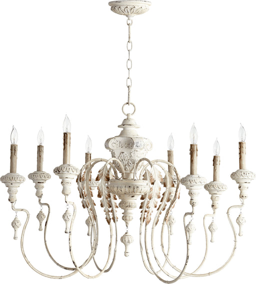Quorum Home Quorum - 6006-8-70 - Eight Light Chandelier - Persian White