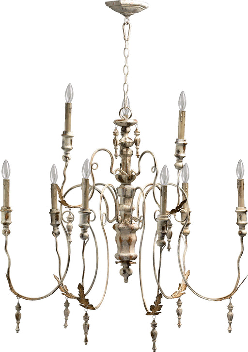 Quorum Home Quorum - 6006-9-70 - Nine Light Chandelier - Persian White