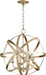 Quorum Home Quorum - 6009-4-60 - Four Light Chandelier - Aged Silver Leaf