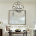 Quorum Home Quorum - 6009-8-17 - Eight Light Chandelier - Zinc