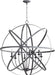 Quorum Home Quorum - 6009-8-17 - Eight Light Chandelier - Zinc