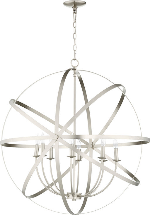Quorum Home Quorum - 6009-8-65 - Eight Light Chandelier - Satin Nickel