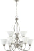 Quorum Home Quorum - 6010-9-64 - Nine Light Chandelier - Classic Nickel