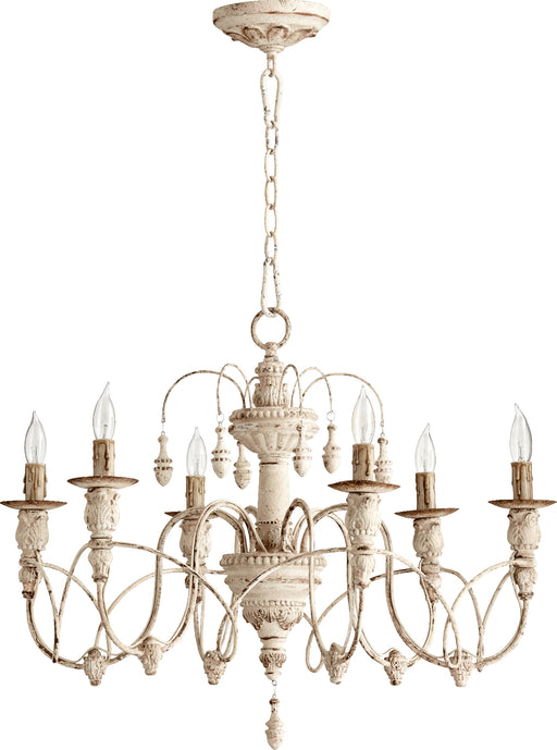 Quorum Home Quorum - 6016-6-70 - Six Light Chandelier - Persian White