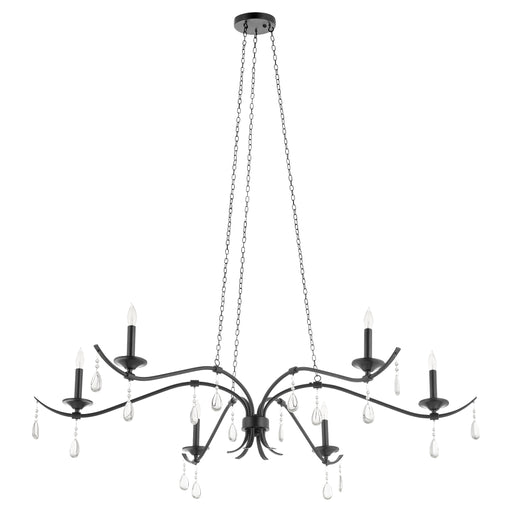 Quorum Home Quorum - 602-6-59 - Six Light Chandelier - Matte Black