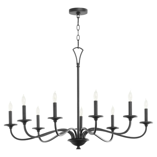 Quorum Home Quorum - 6021-9-59 - Nine Light Chandelier - Matte Black