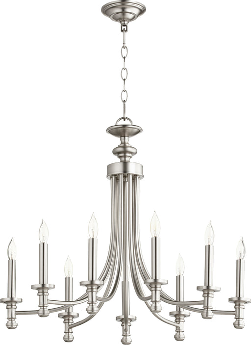 Quorum Home Quorum - 6022-9-65 - Nine Light Chandelier - Satin Nickel