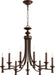 Quorum Home Quorum - 6022-9-86 - Nine Light Chandelier - Oiled Bronze