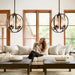 Quorum Home Quorum - 603-4-86 - Four Light Chandelier - Oiled Bronze