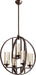 Quorum Home Quorum - 603-5-86 - Five Light Chandelier - Oiled Bronze