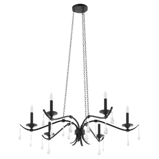 Quorum Home Quorum - 603-6-59 - Six Light Chandelier - Matte Black