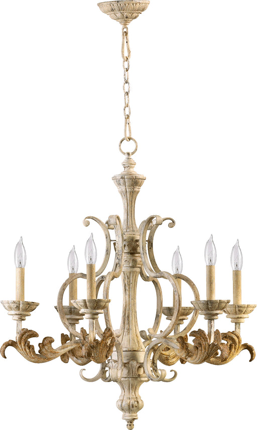 Quorum Home Quorum - 6037-6-70 - Six Light Chandelier - Persian White